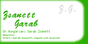 zsanett garab business card